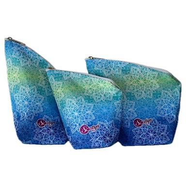 Kits Materos en tela - Mandala Verde y Azul
