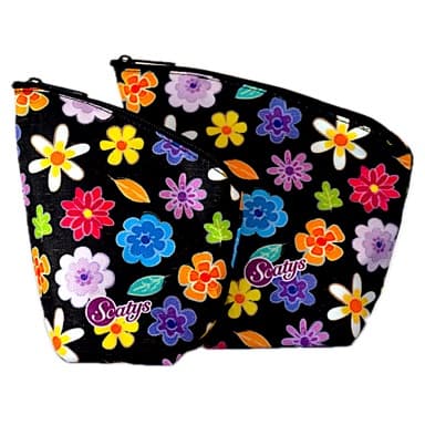 Yerberas y Azucareras en tela - Flores de colores